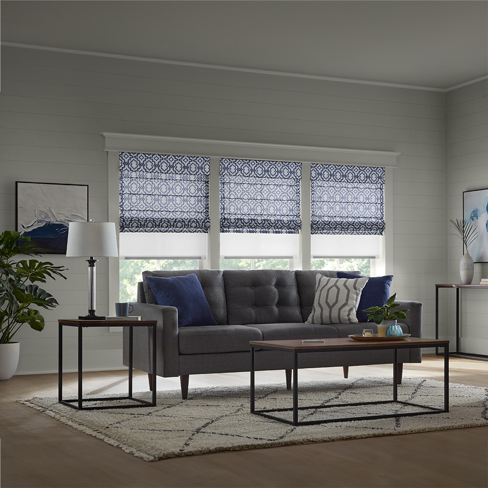 Dual Sheer Roman Shades