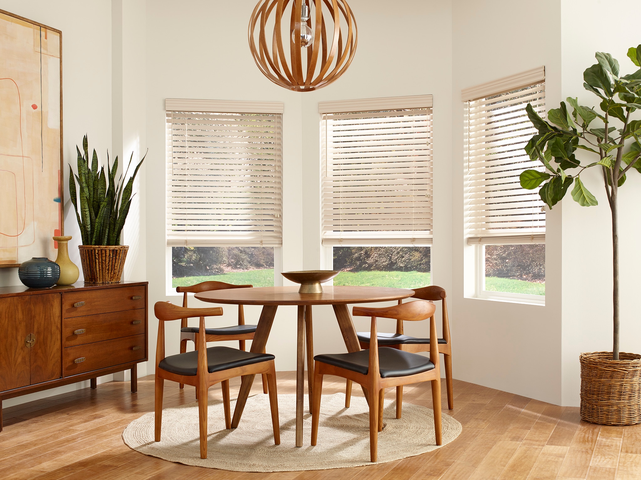 wooden blinds