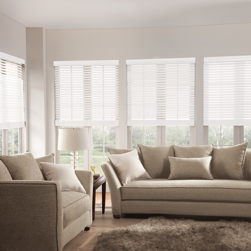 White wood deals blinds