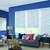 Thumbnail-Roller Shades with Cordless Lift: Robin, Waterlily 17401 with Contour Valance