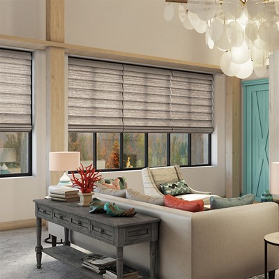 Printed Roman Shades, 4 Patterns, 8 Colors, 3 Fold Styles, Blackout Lining Option. Custom Window online Blinds for Living Room, Bedroom & Nursery.