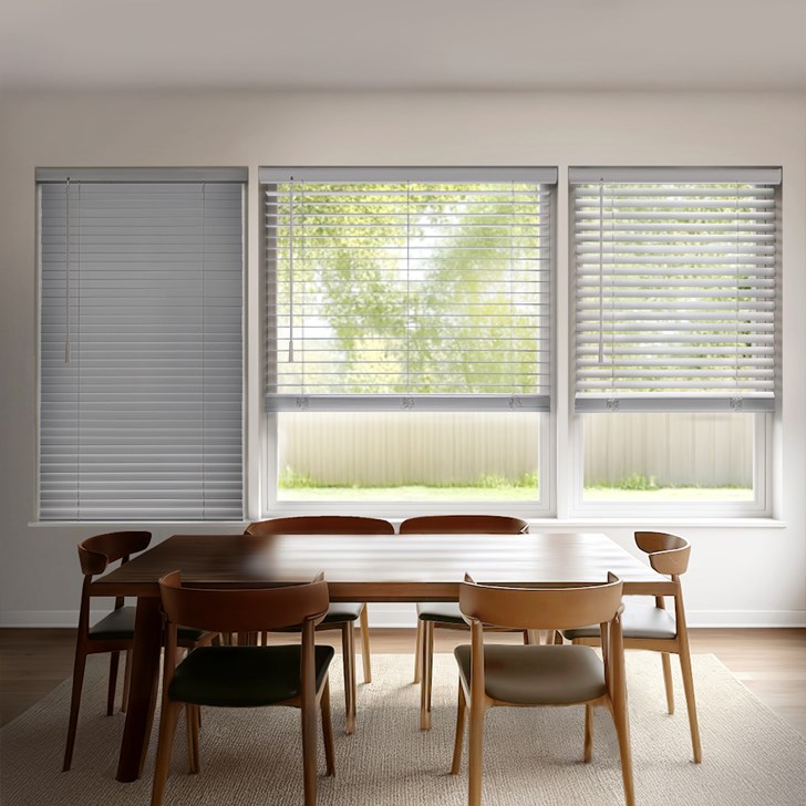 Color: Snow 6016; Slat Size: 2 Inch; Headrail: No Valance